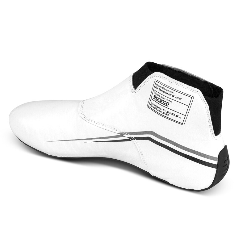 Sparco Prime Evo Racing Shoes, White (FIA)